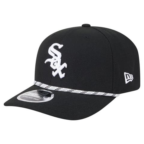 Men's New Era Black Chicago White Sox Multi-Rope 9SEVENTY Stretch-Snap Hat