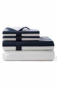 Awning Stripe Cotton Sateen Sheet Set