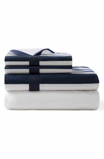 Awning Stripe Cotton Sateen Sheet Set