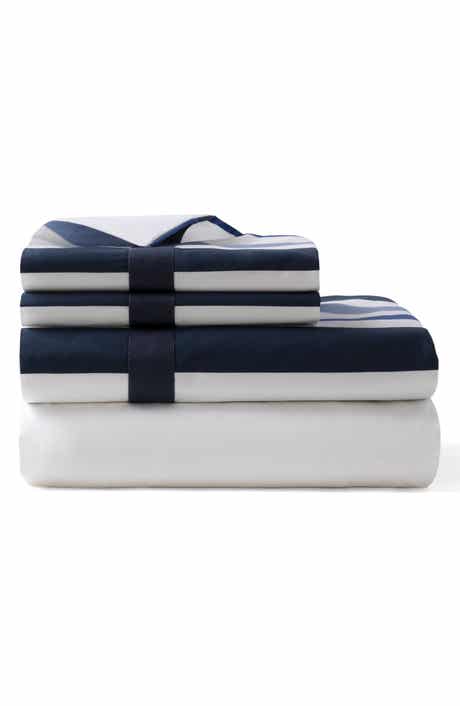 Awning Stripe Cotton Sateen Sheet Set