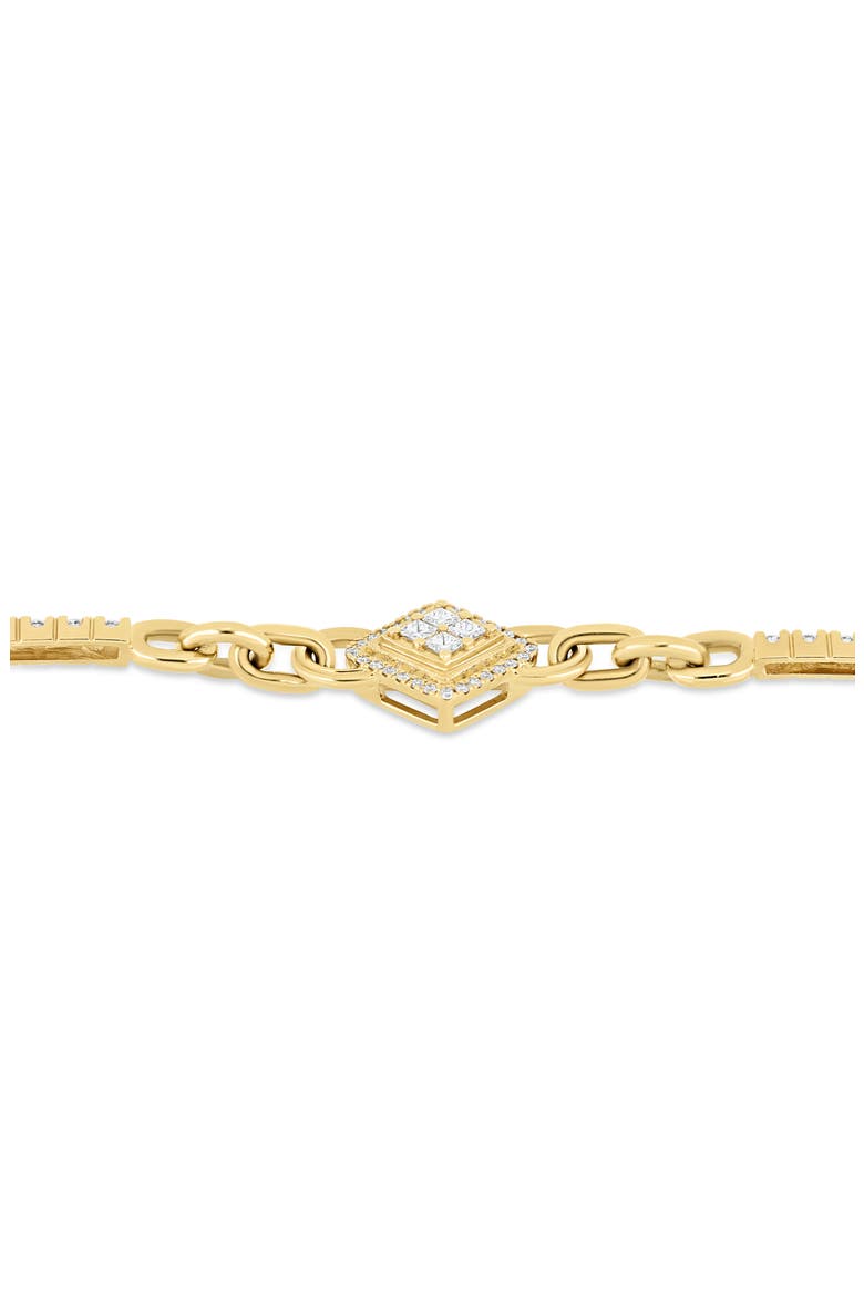 Cleo Diamond Bar Necklace (Online Trunk Show), Alternate, color, 18K YELLOW GOLD/ DIAMOND