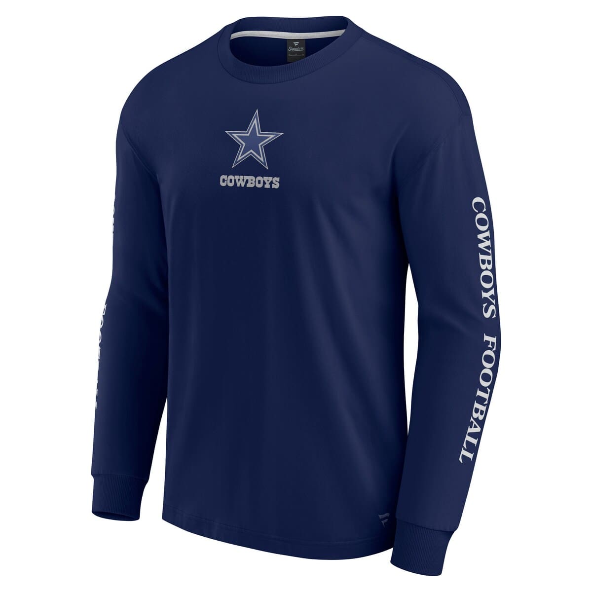 dallas cowboys dress shirt long sleeves Men's J. Palmer Navy Dallas Cowboys Dual Threat Long Sleeve Button-Up Shirt