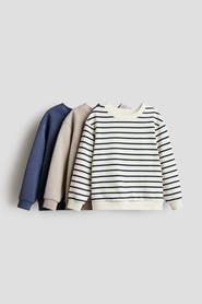 H&M 3-pack Brushed-inside Sweatshirts
