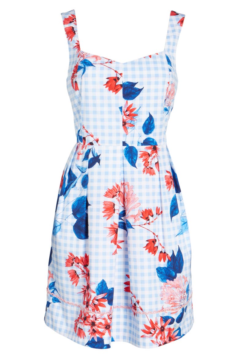 Garden Party Cotton Sundress, Alternate, color, GARDEN PARTY FLORAL