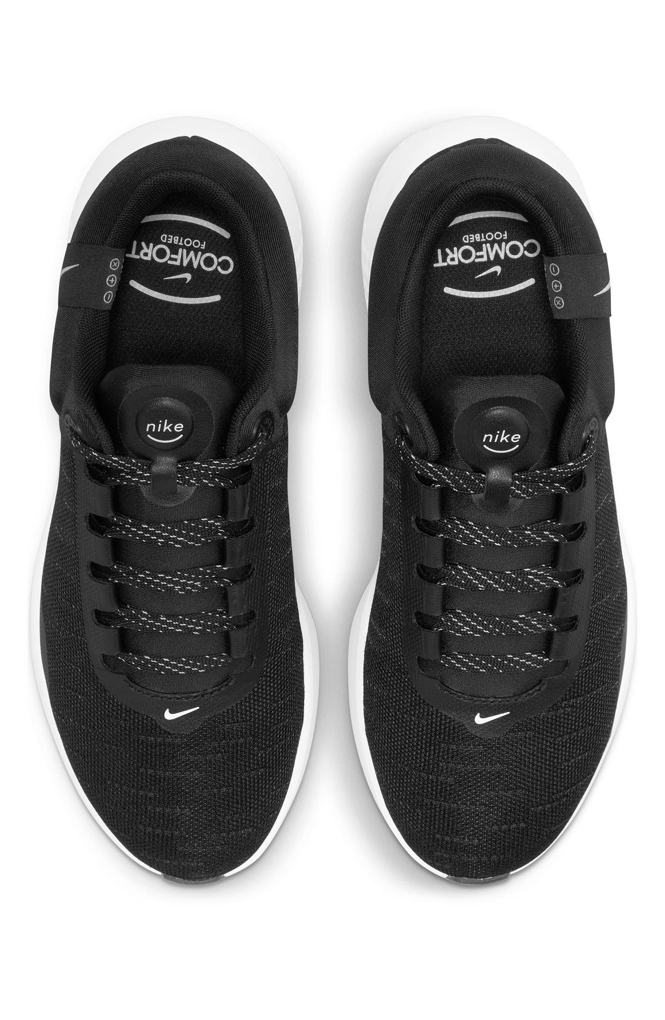 Renew Serenity Running Shoe, Alternate, color, 002 BLACK/WHITE