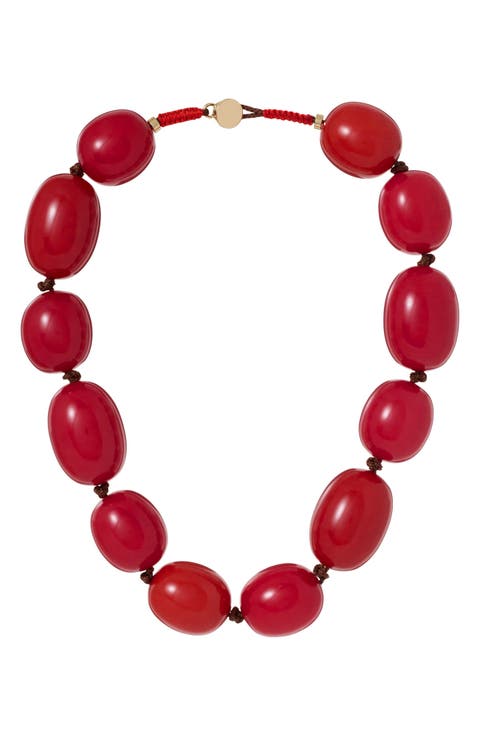 The Very Big Egg Bead Necklace