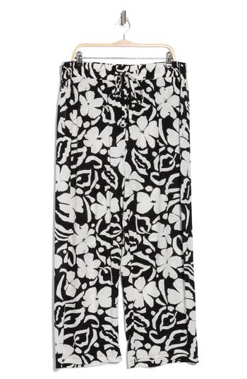 T Tahari Border Print Pants