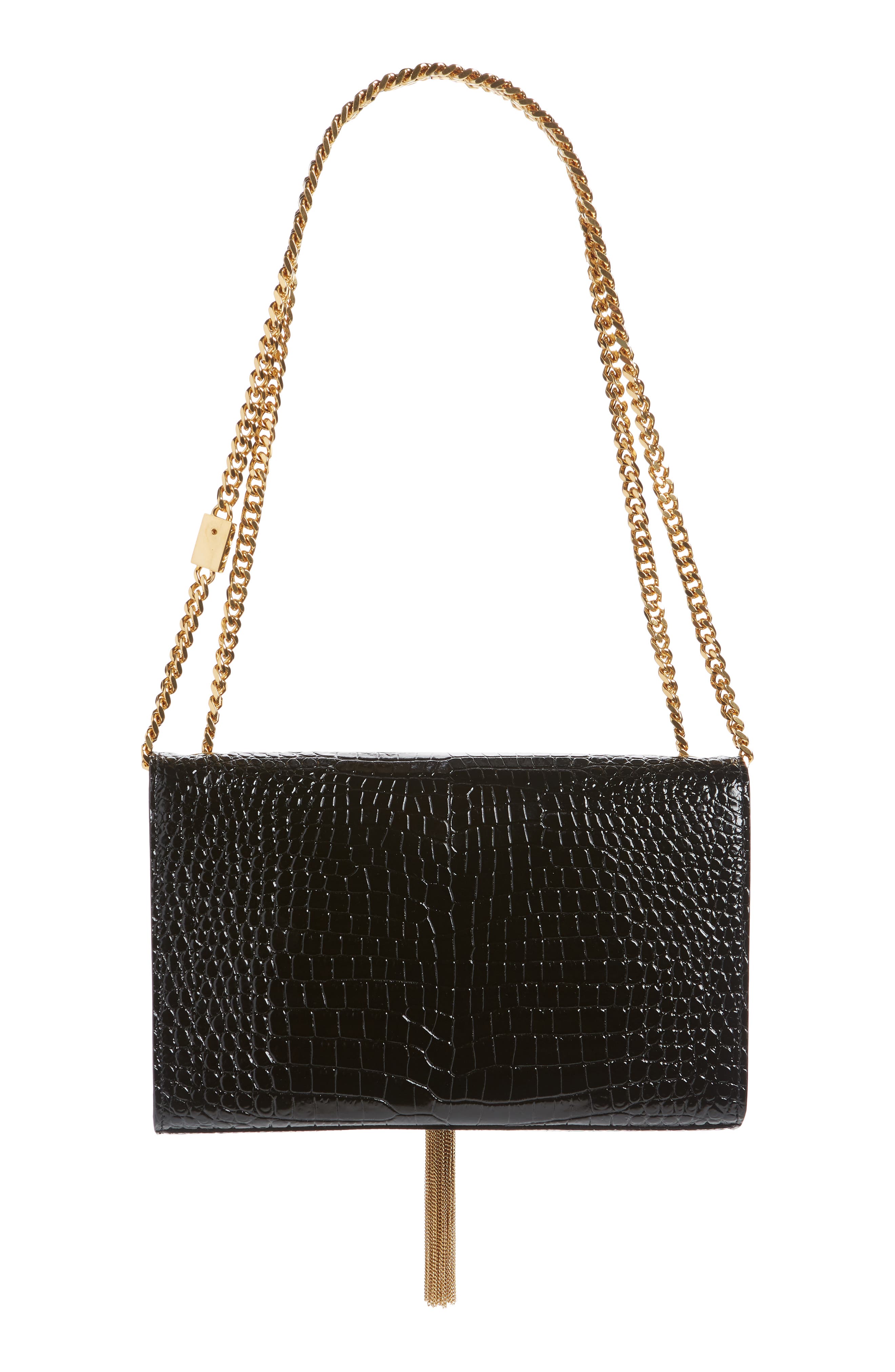 Saint Laurent Medium Kate Leather Shoulder Bag, Alternate, color, 