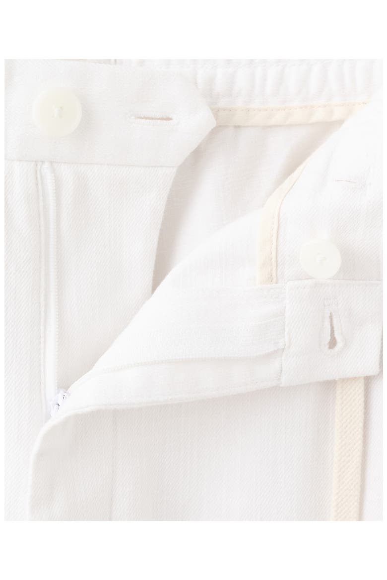 Relaxed Fit Cotton & Linen Pants, Alternate, color, OFF WHITE