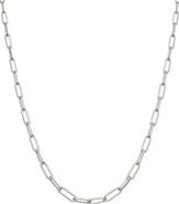 ARGENTO VIVO Paperclip Necklace