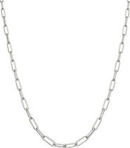 ARGENTO VIVO Paperclip Necklace