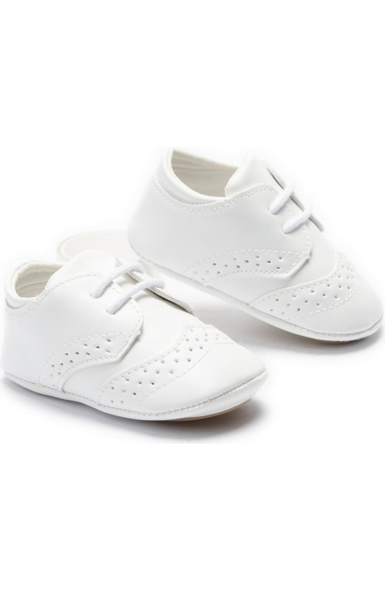 MOUSTACHE Brogue Classic Shoes, Main, color, White