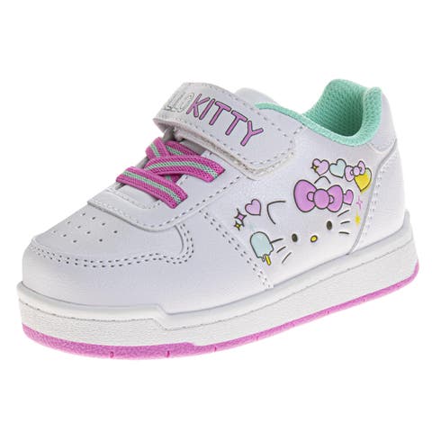 Sanrio Hello Kitty Sneakers for Girls  Velcro Easy SlipOn Casual Comfort