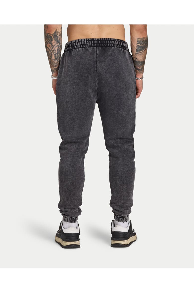 Collective Mid Rise Slim Fit Joggers, Alternate, color, Washed Black