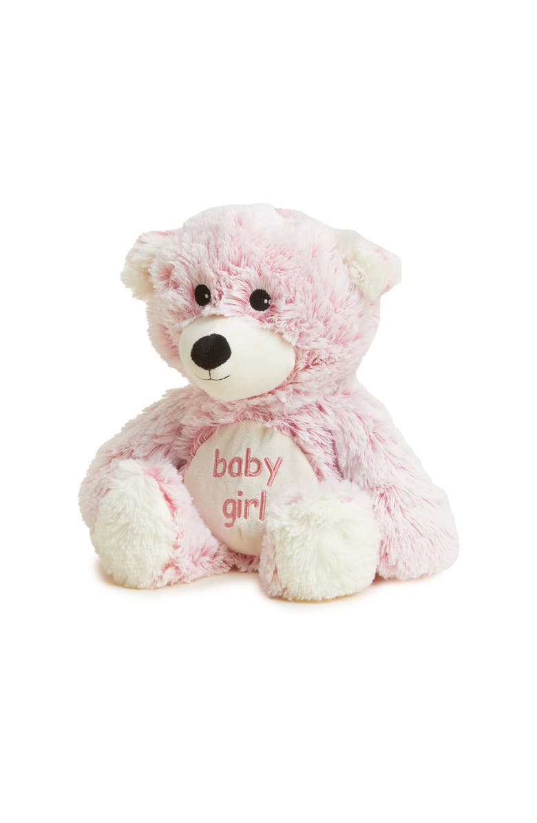 Warmies Baby Girl Bear Plush Toy, Main, color, 