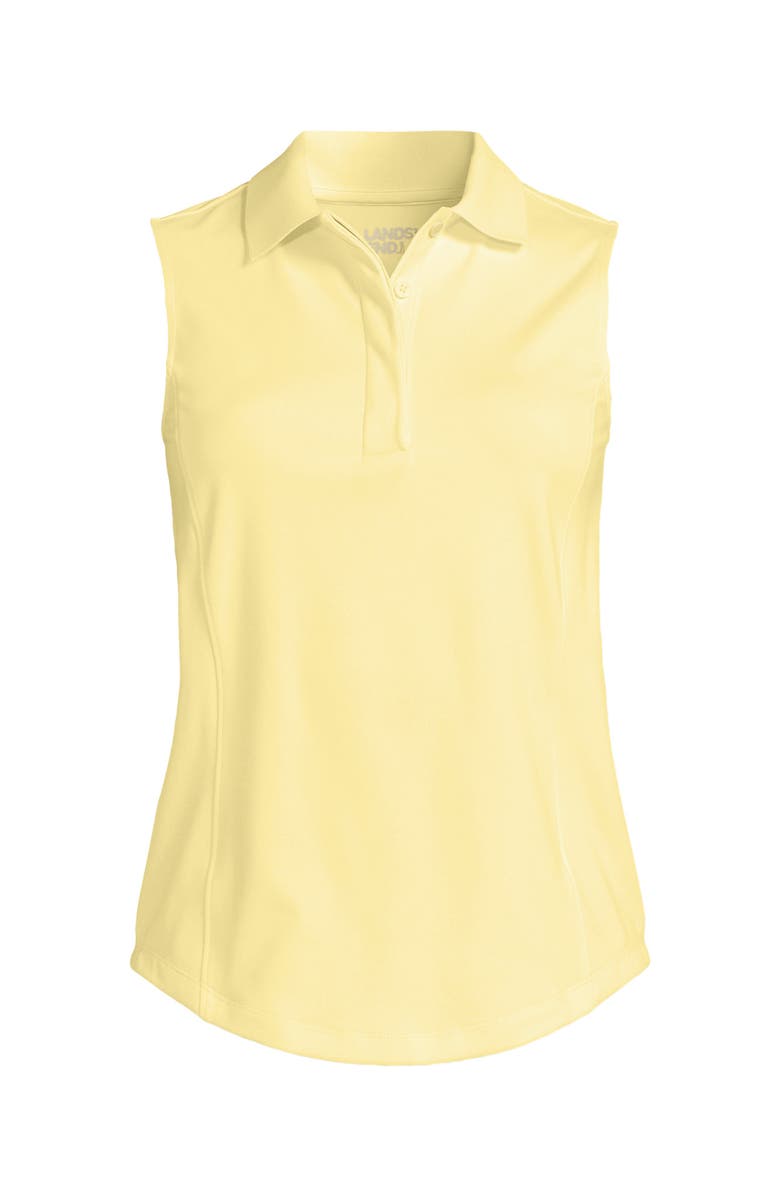 Lands' End High Impact Polo Tank, Alternate, color, Pale Yellow
