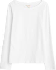 Seasalt Cornwall Easel Long Sleeve Stretch Organic Cotton Top