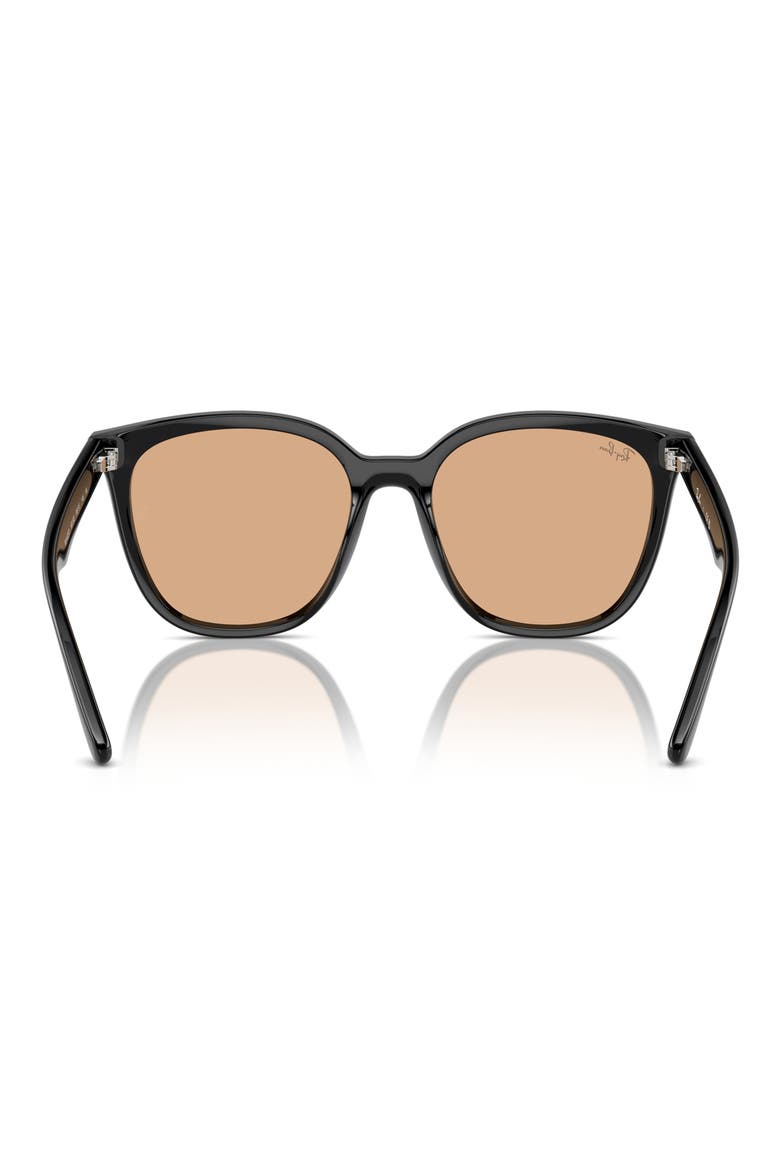 66mm Oversize Irregular Sunglasses, Alternate, color, BLACK/ BROWN