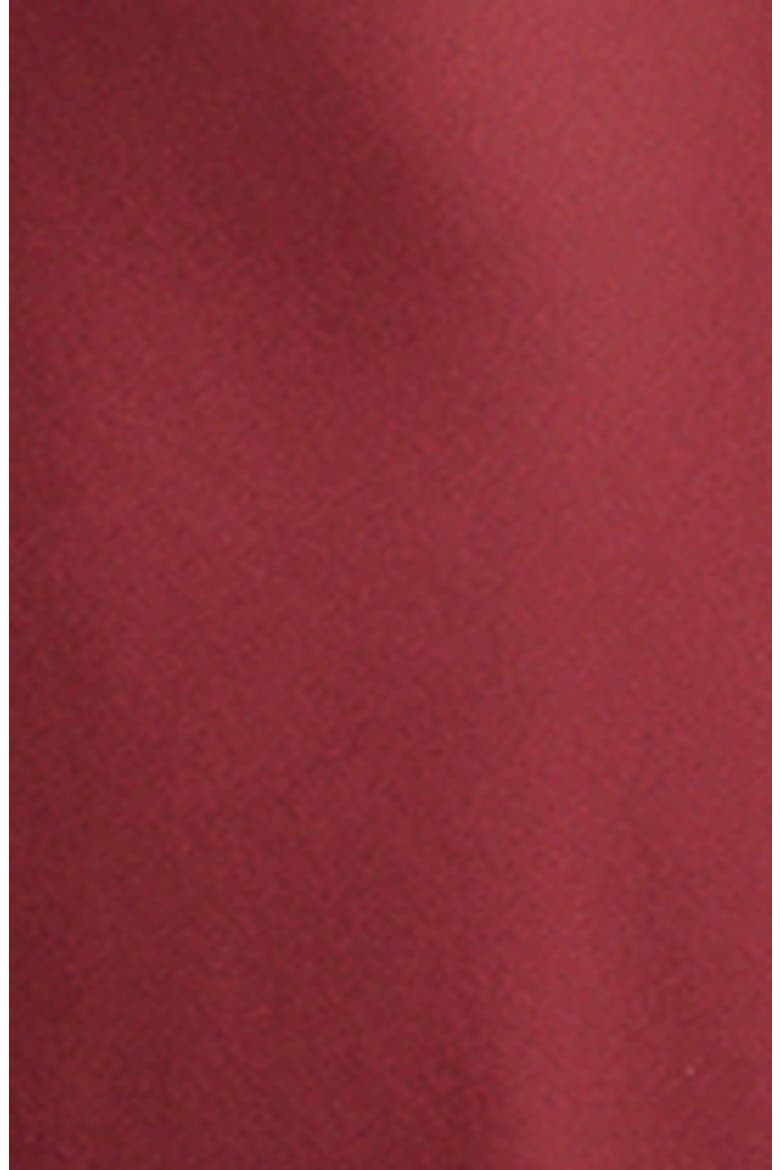 Phoebe Long Sleeve Stretch Silk Dress, Alternate, color, SANGRIA