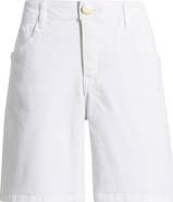 Wit & Wisdom High Waist Relaxed Denim Shorts