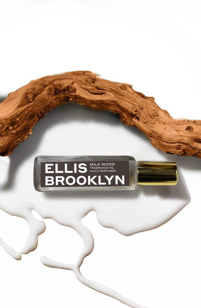 Ellis Brooklyn MILK WOOD Perfume Oil Rollerball, Alternate, color,