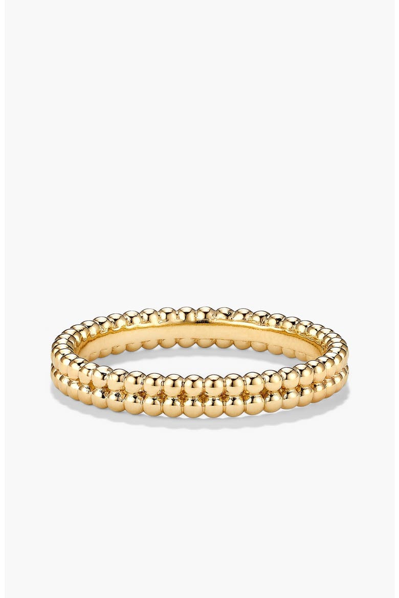 Duo Beaded Stacker Ring, Main, color, 18k Gold Vermeil