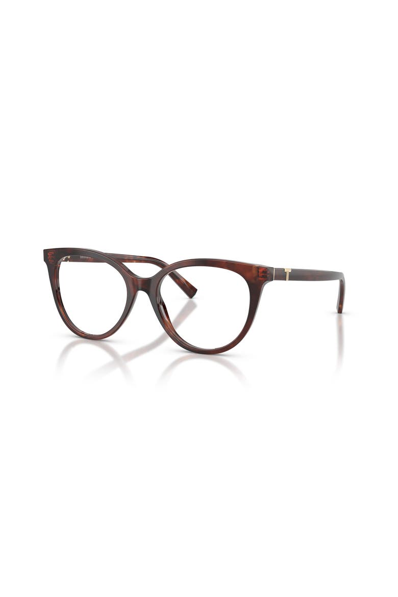 53mm Cat Eye optical glasses, Main, color, Brown