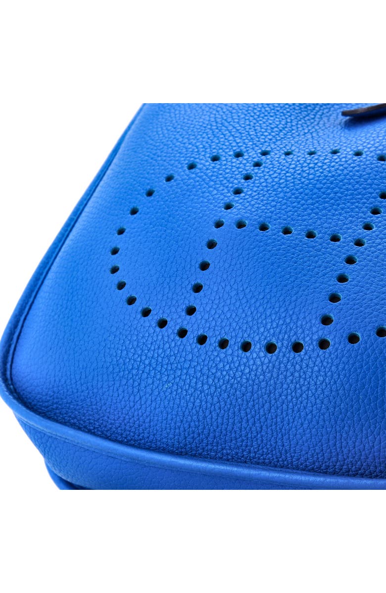 Pre-Owned Hermes Evelyne Bag Gen III Clemence PM, Alternate, color, Bleu Zanzibar