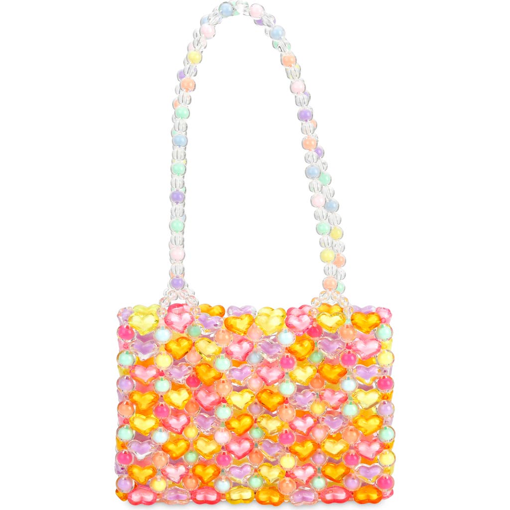 Iscream Kids' Beaded Heart Bag in Orange Multi  product