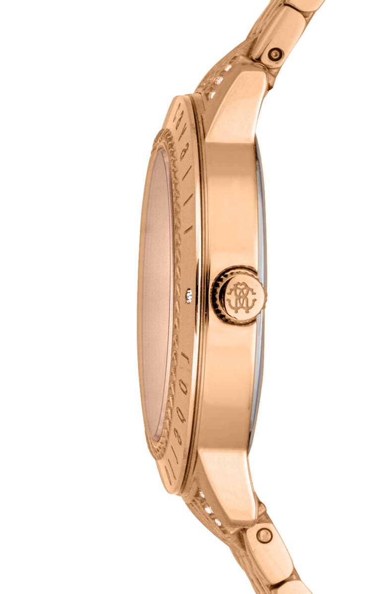 Roberto Cavalli Crystal Bracelet Watch, 32mm, Alternate, color,