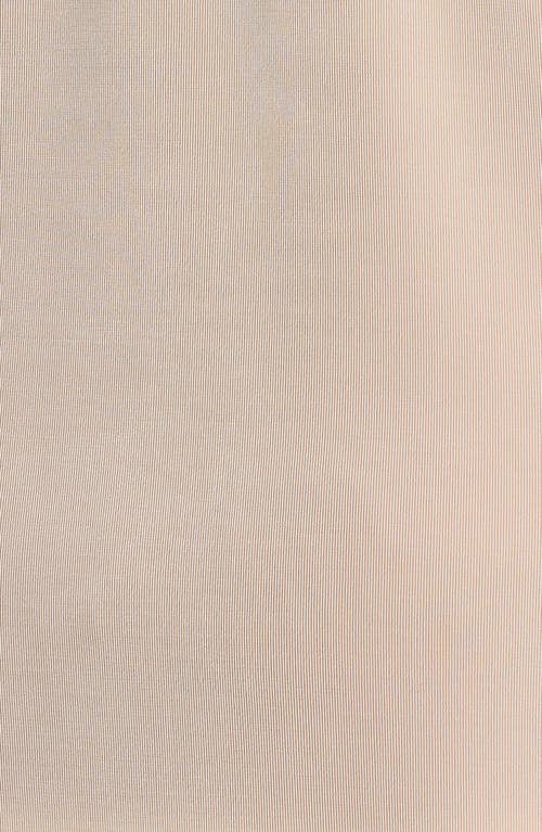 Vikki Vi Stretch Knit Open Front Jacket In Sand