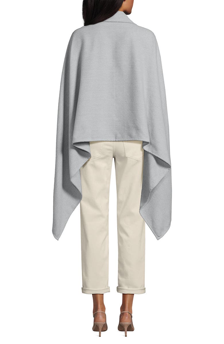Lands' End CashTouch Shawl Wrap, Alternate, color, Ultimate Gray Heather