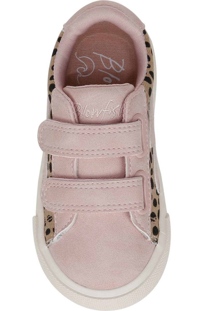 Blowfish Malibu Kids' Vince Strap Sneaker, Alternate, color, Blush Pixie Leopard