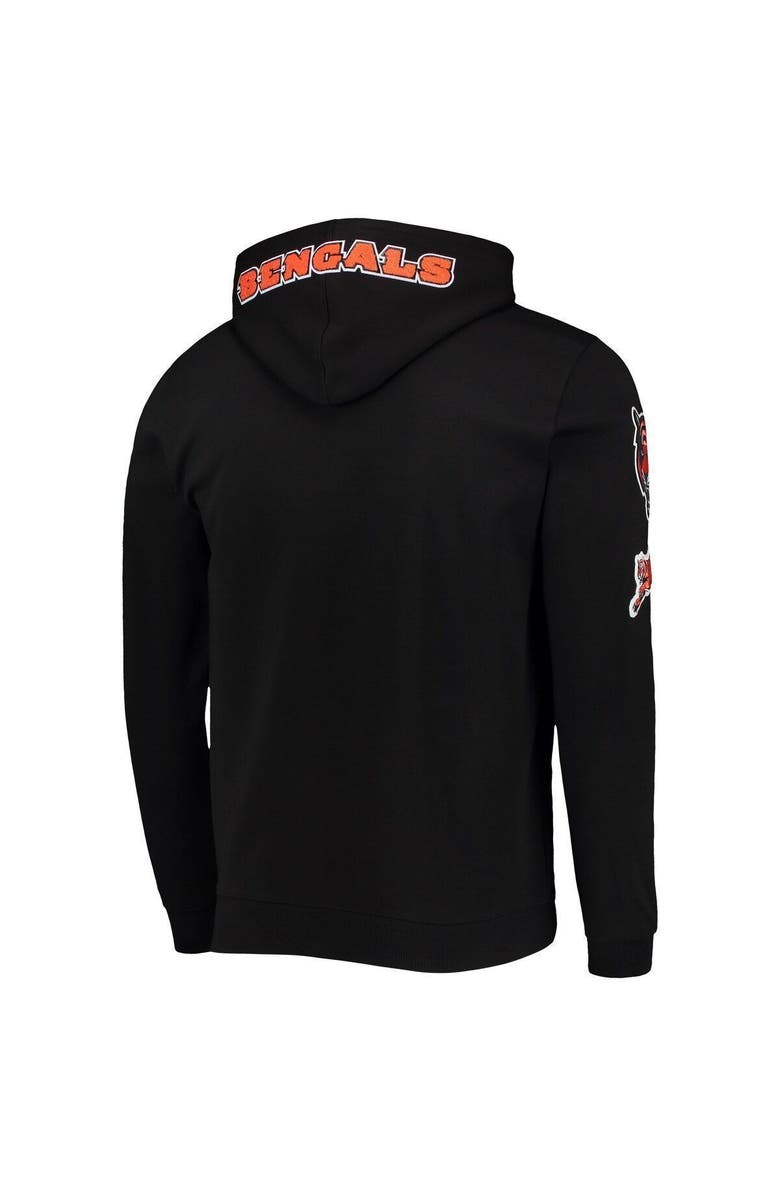 PRO STANDARD Men's Pro Standard Black Cincinnati Bengals Logo Pullover Hoodie, Alternate, color, 