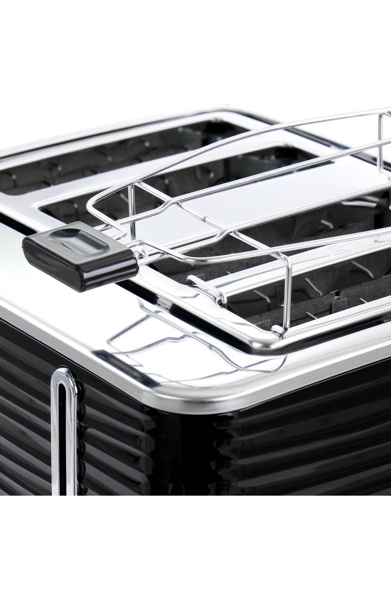 Russell Hobbs Retro Style 4 Slice Toaster, Alternate, color, Black
