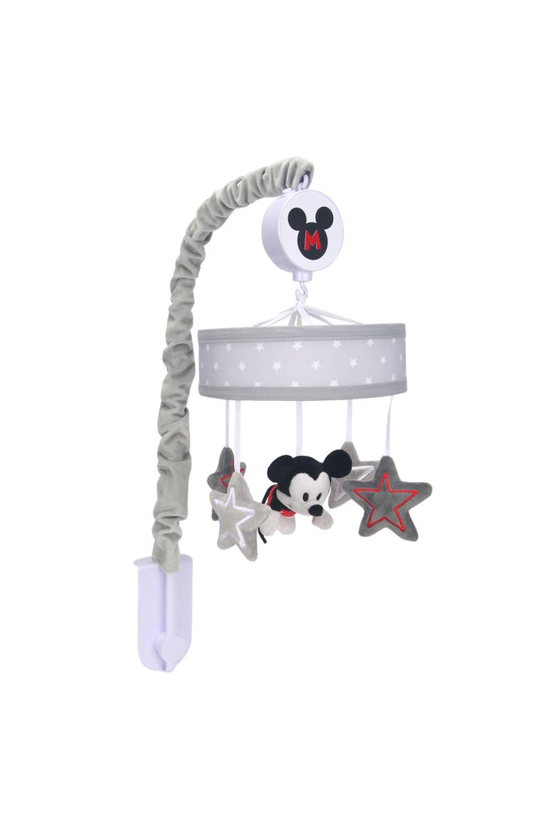 Disney Baby Magical Mickey Mouse Musical Baby Crib Mobile, Alternate, color, Gray
