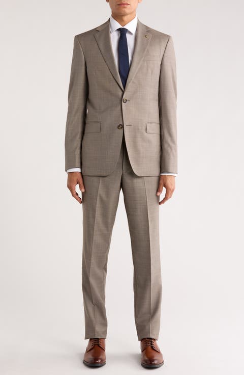 Jake Beige Wool Suit