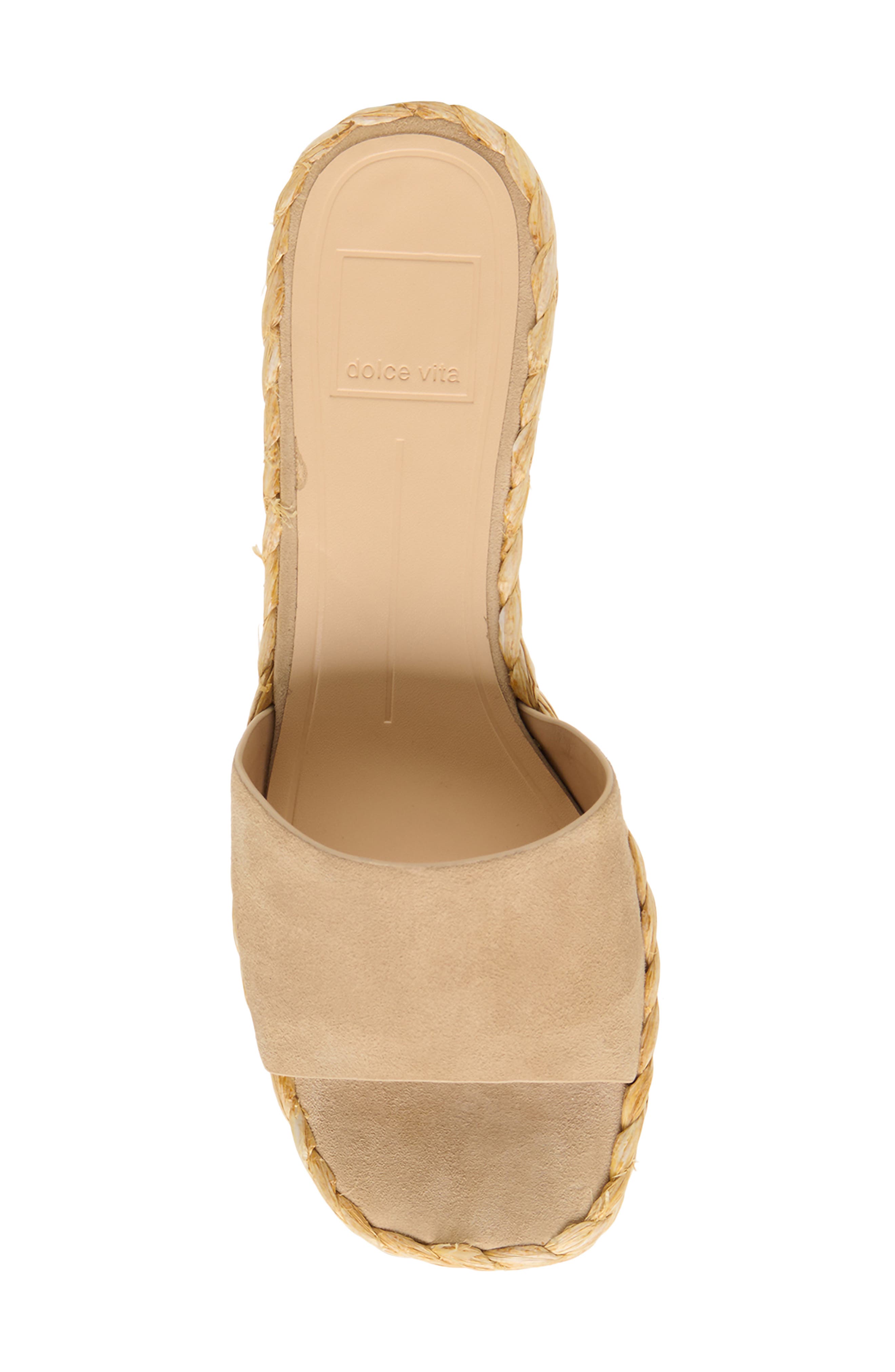 Dixi Slide Sandal, Alternate, color, CAMEL SUEDE