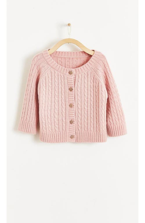 Babycottons Blake Sweater Set In Pink