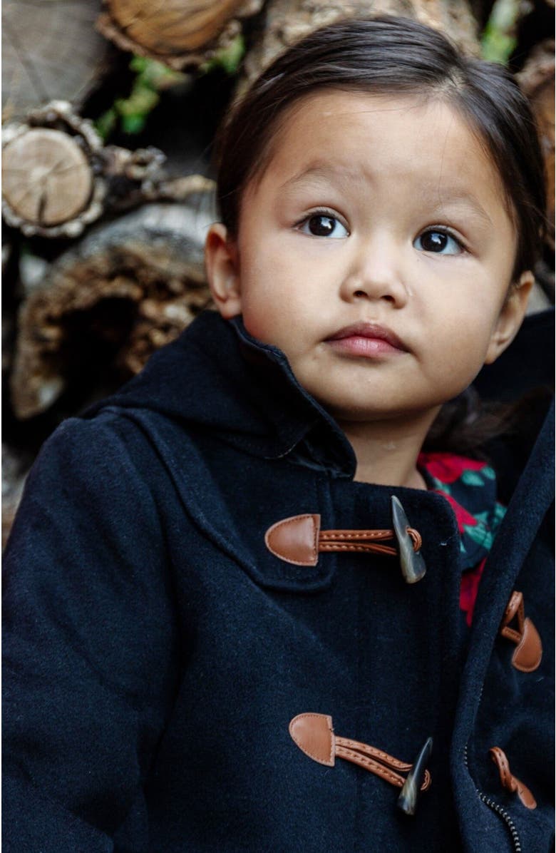 Hope & Henry Baby Girls' Unisex Toggle Duffle Coat, Infant, Alternate, color,