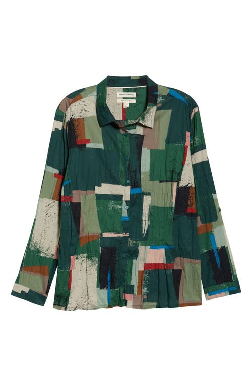 Seasalt Cornwall Larissa Printed Organic Cotton Button-up Shirt In Multi