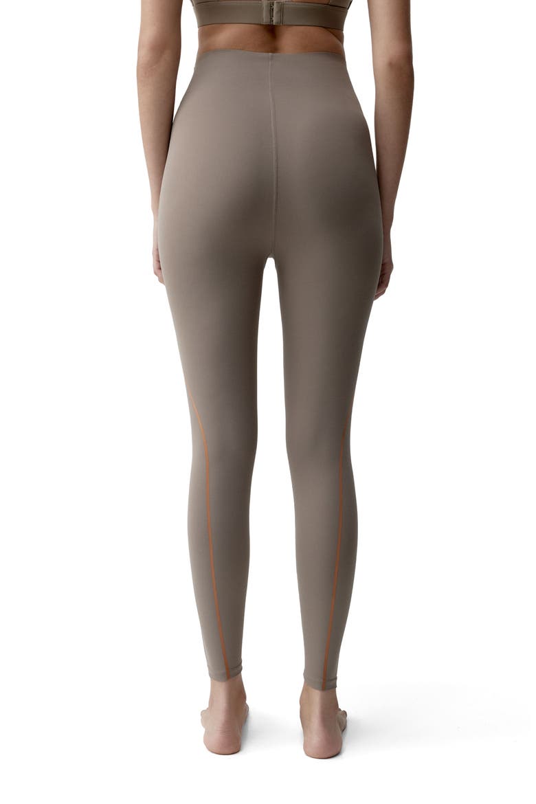 Brone Performance Full-Length Sports Legging, Alternate, color, Taupe