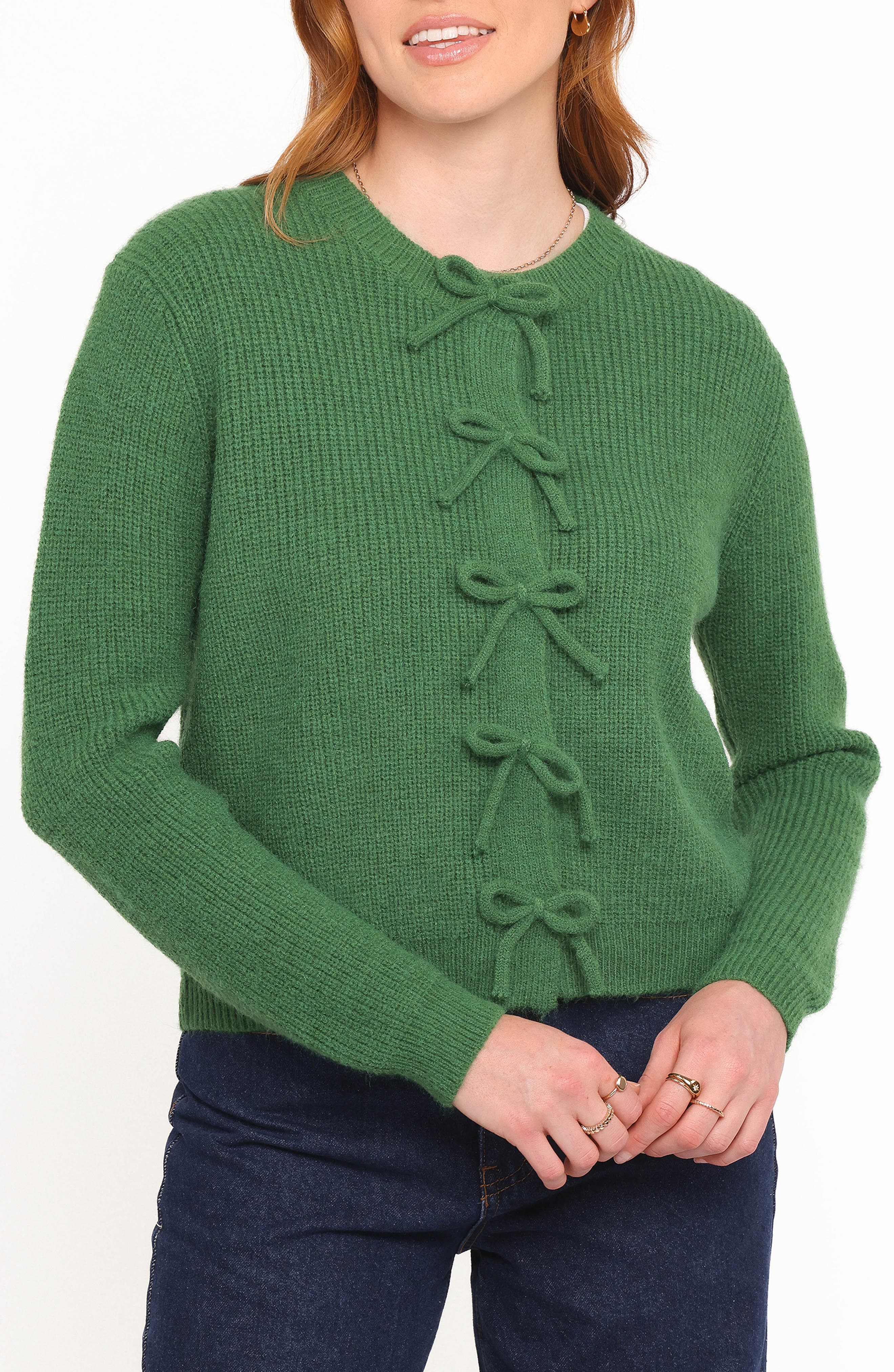Wilde Bow Front Cardigan - image 5