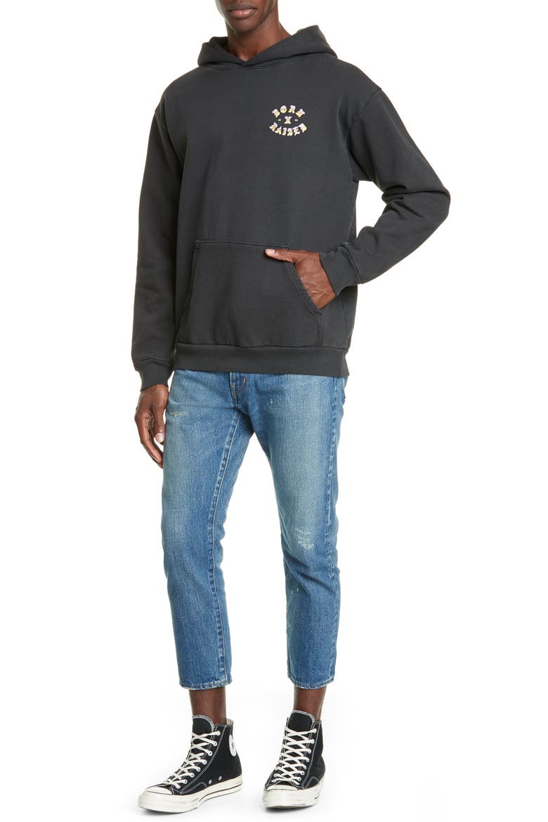 Sunset Rocker Hoodie (Nordstrom Exclusive), Alternate, color, BLACK