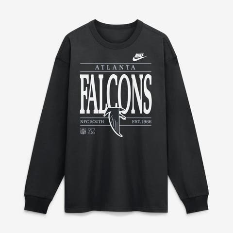 Men's Nike Black Atlanta Falcons Red Zone Long Sleeve Max90 T-Shirt