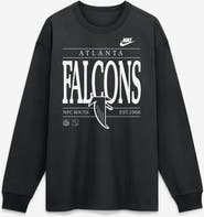 Nike Men's Nike Black Atlanta Falcons Red Zone Long Sleeve Max90 T-Shirt