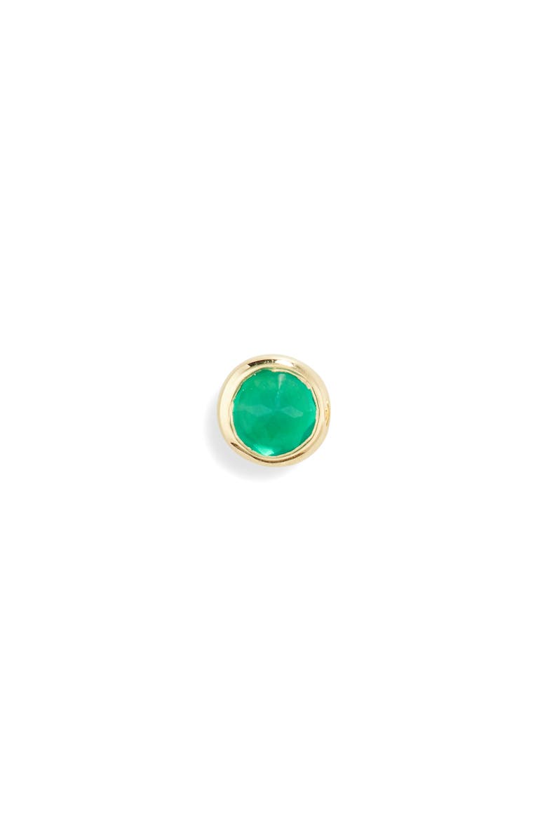MV Siren™ Mini Stone Single Stud, Main, color, GOLD