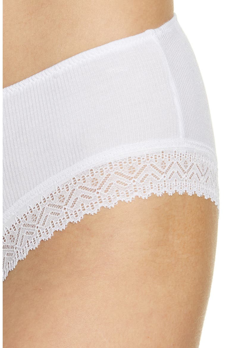 Eugenie Boyshort Panties, Alternate, color, WHITE