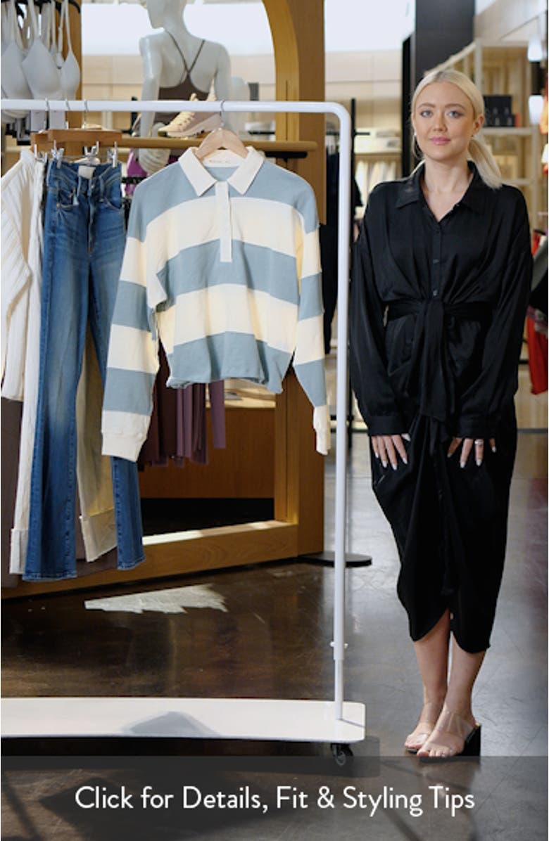 Crop Cotton Rugby Shirt, sales video thumbnail