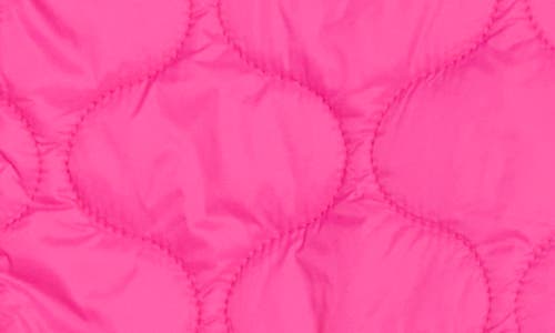 X By Gottex Onion Quilted Jacket In Hot Pink